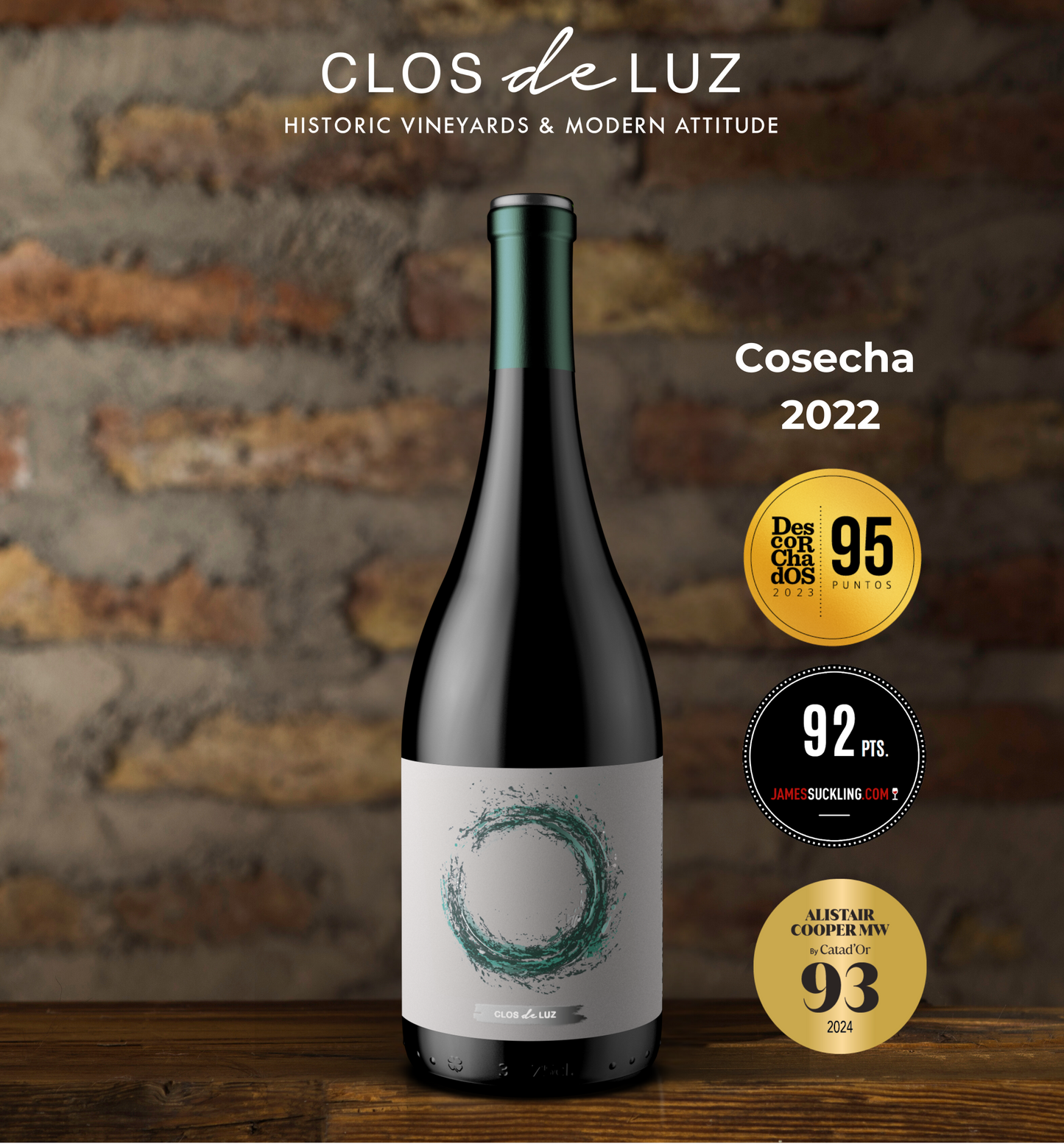 Vino Azuda Garnacha Caja 6x750ml Viña Clos de Luz