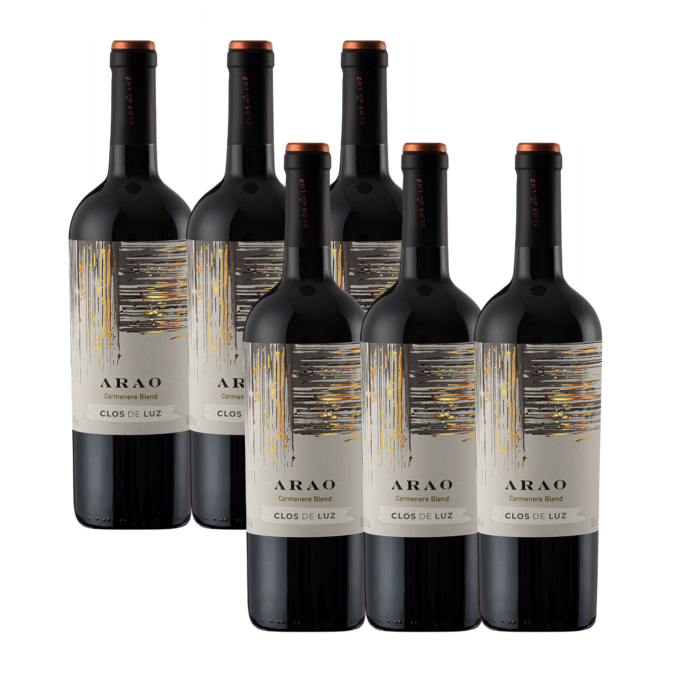 Vino Arao Carmenere Blend 6x750ml Viña Clos de Luz