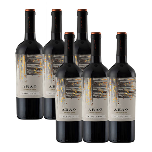 Vino Arao Carmenere Blend 6x750ml Viña Clos de Luz