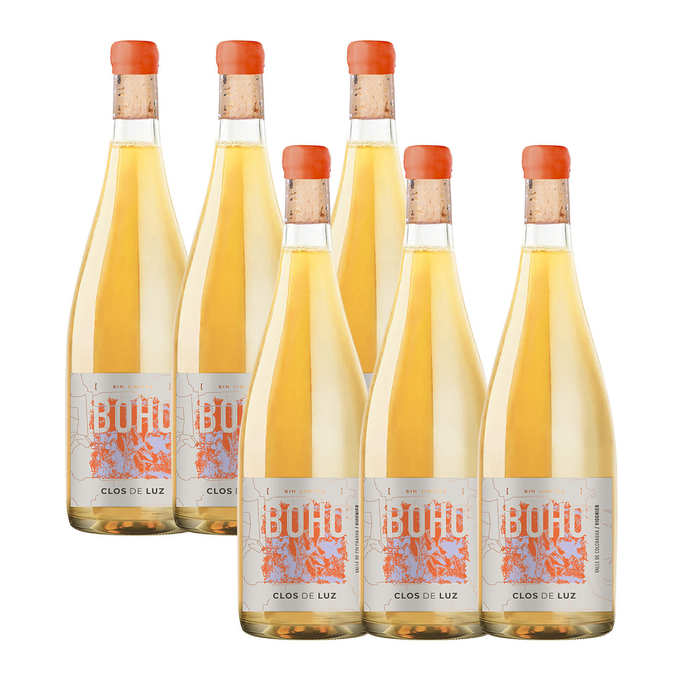 Vino Boho Viognier Caja 6x750ml Viña Clos de Luz